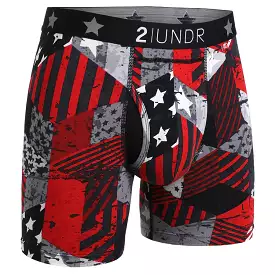 '2UNDR' Men's Swing Shift 6 Boxer Brief - Freedom 2