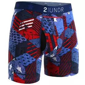 '2UNDR' Men's Swing Shift 6 Boxer Brief - Freedom