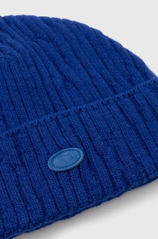 Ader Error wool beanie Etik Logo Beanie blue color BMADFWHW0504