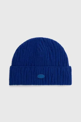 Ader Error wool beanie Etik Logo Beanie blue color BMADFWHW0504