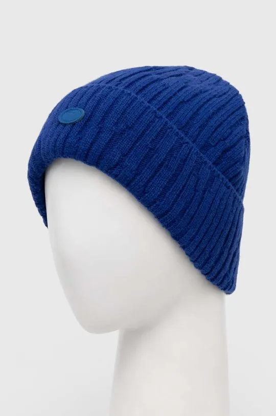 Ader Error wool beanie Etik Logo Beanie blue color BMADFWHW0504