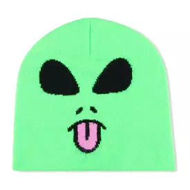 Alien Face Beanie (Green)