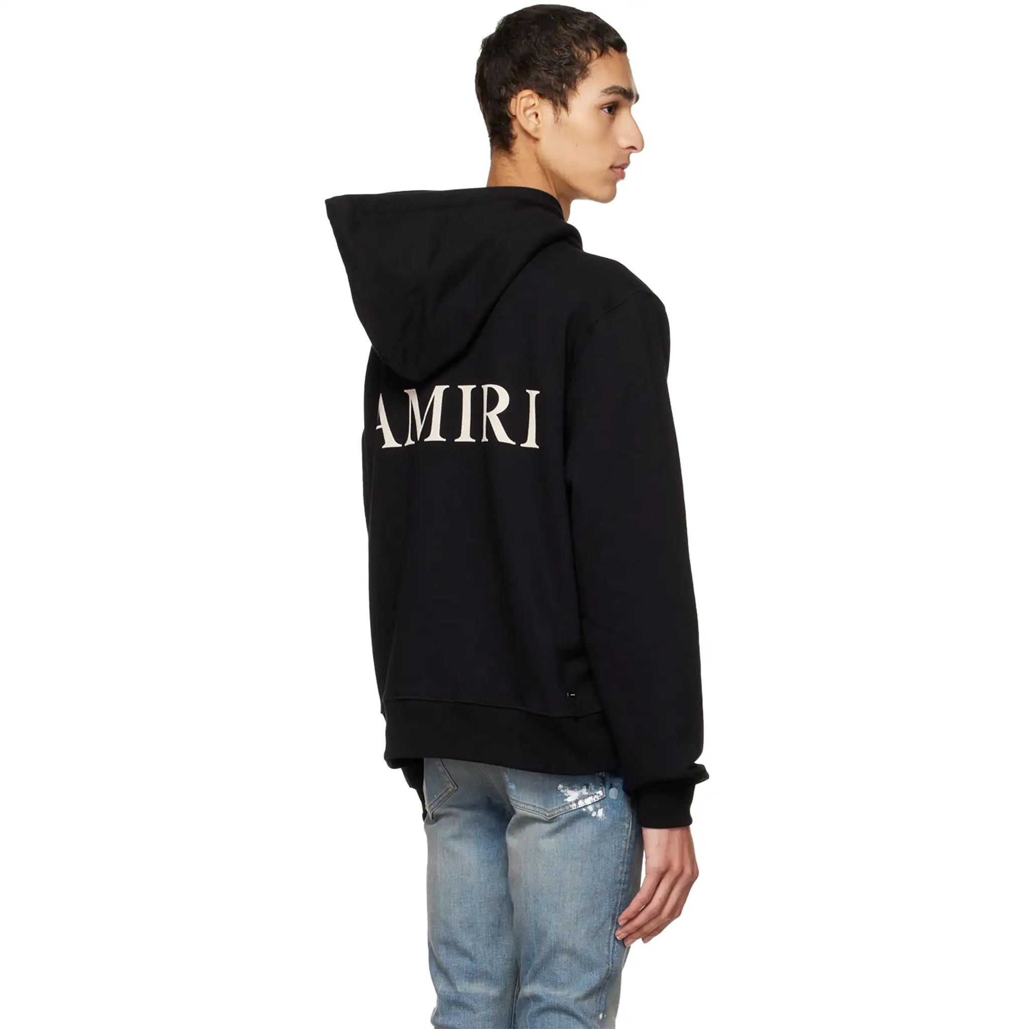 Amiri Puff Logo Hoodie Black