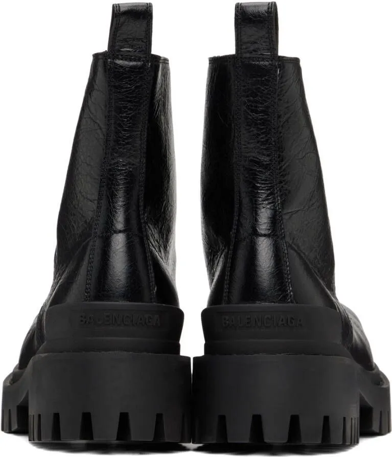 Balenciaga Black Strike Boots