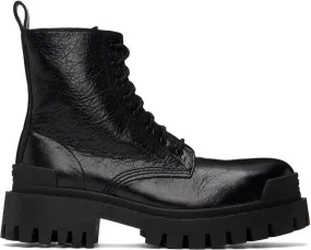 Balenciaga Black Strike Boots