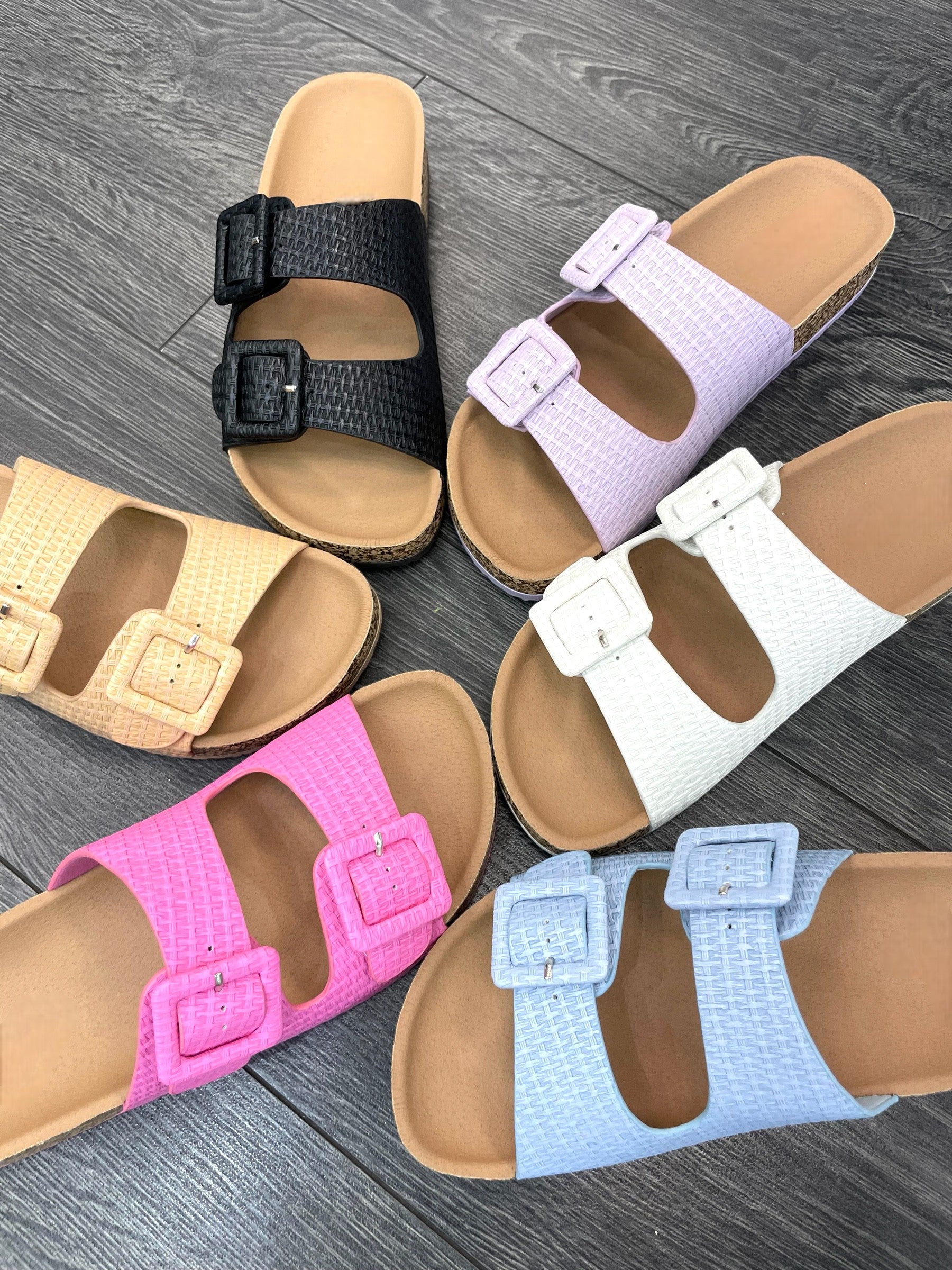 Birk Dupe Sandals - 5 Colors