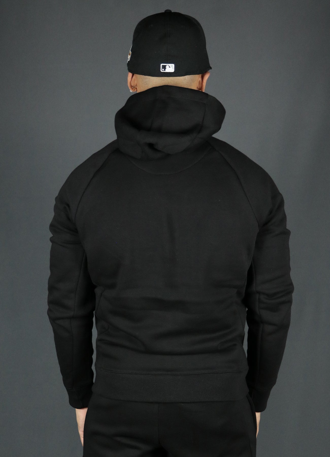 Black Tech Fleece Hoodie | Black Basic Fleece Hoodie | Black Jordan Craig Zipup Hoodie