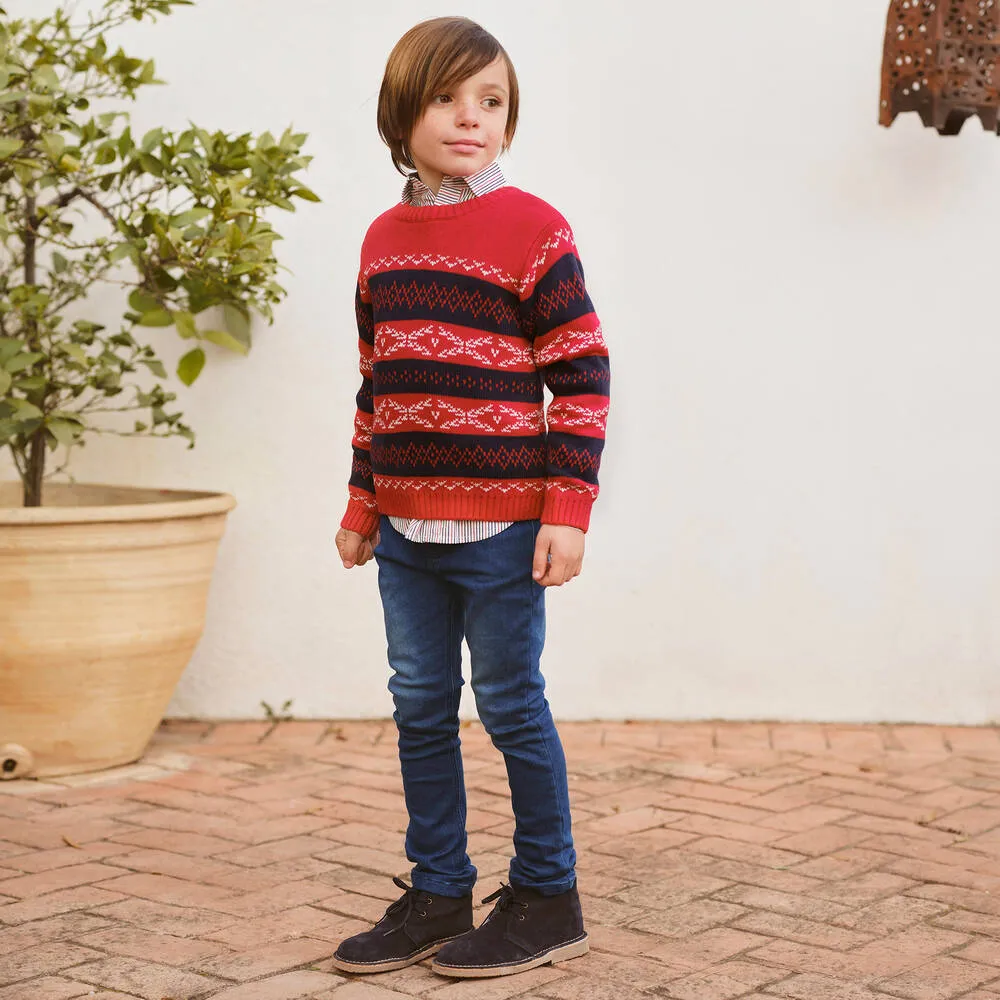 Boys 3 Piece Sweater Set