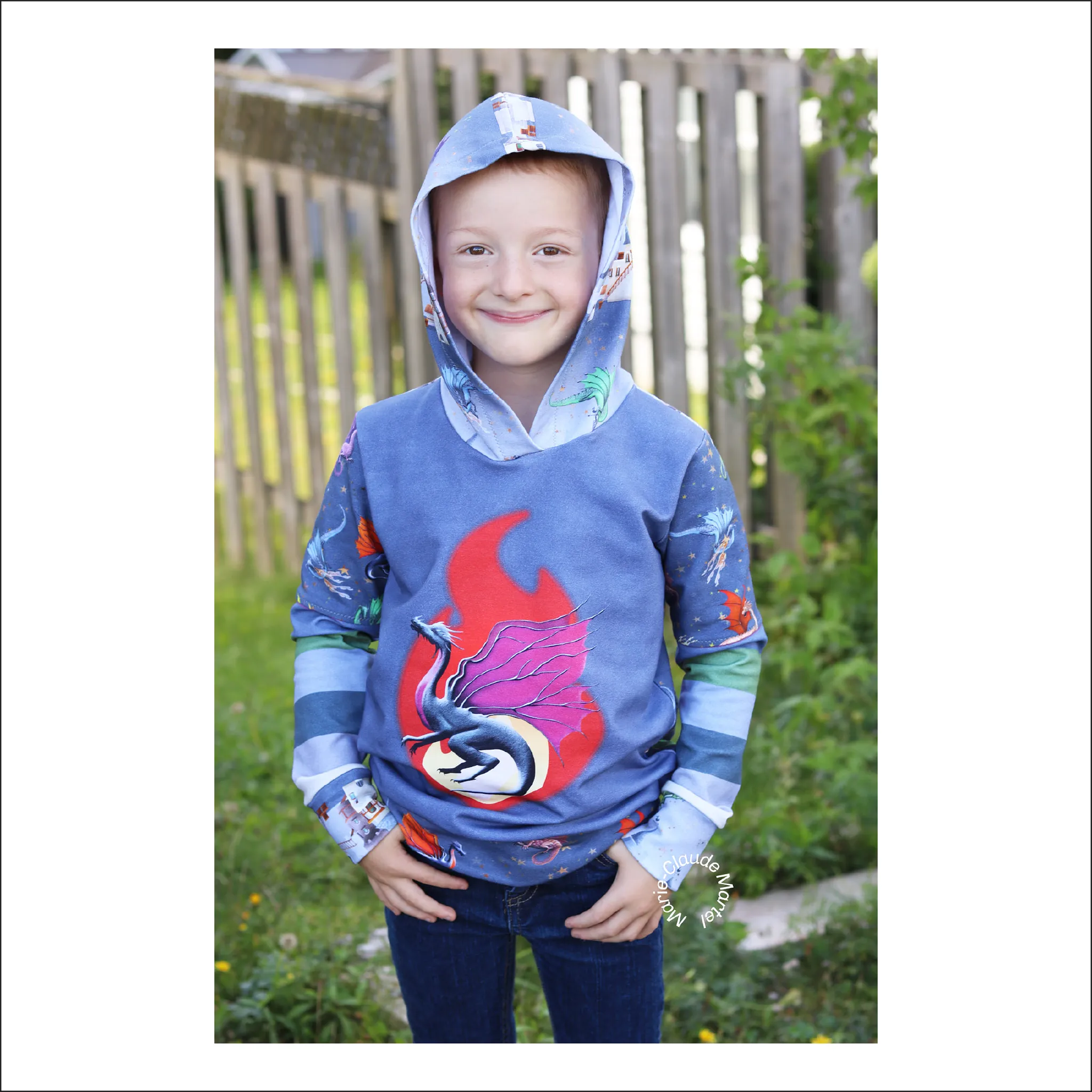 BUNDLE Hoodsport Hoodie | Baby to Adult Sizes | Beginner Level Sewing Pattern