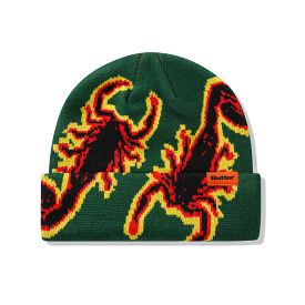 Butter Goods Scorpion Cuff Beanie Forest Green