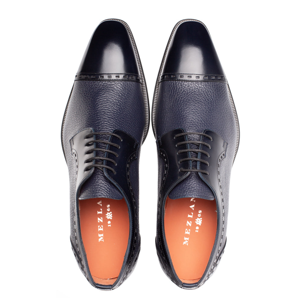 Calf/Deer Cap Toe Derby