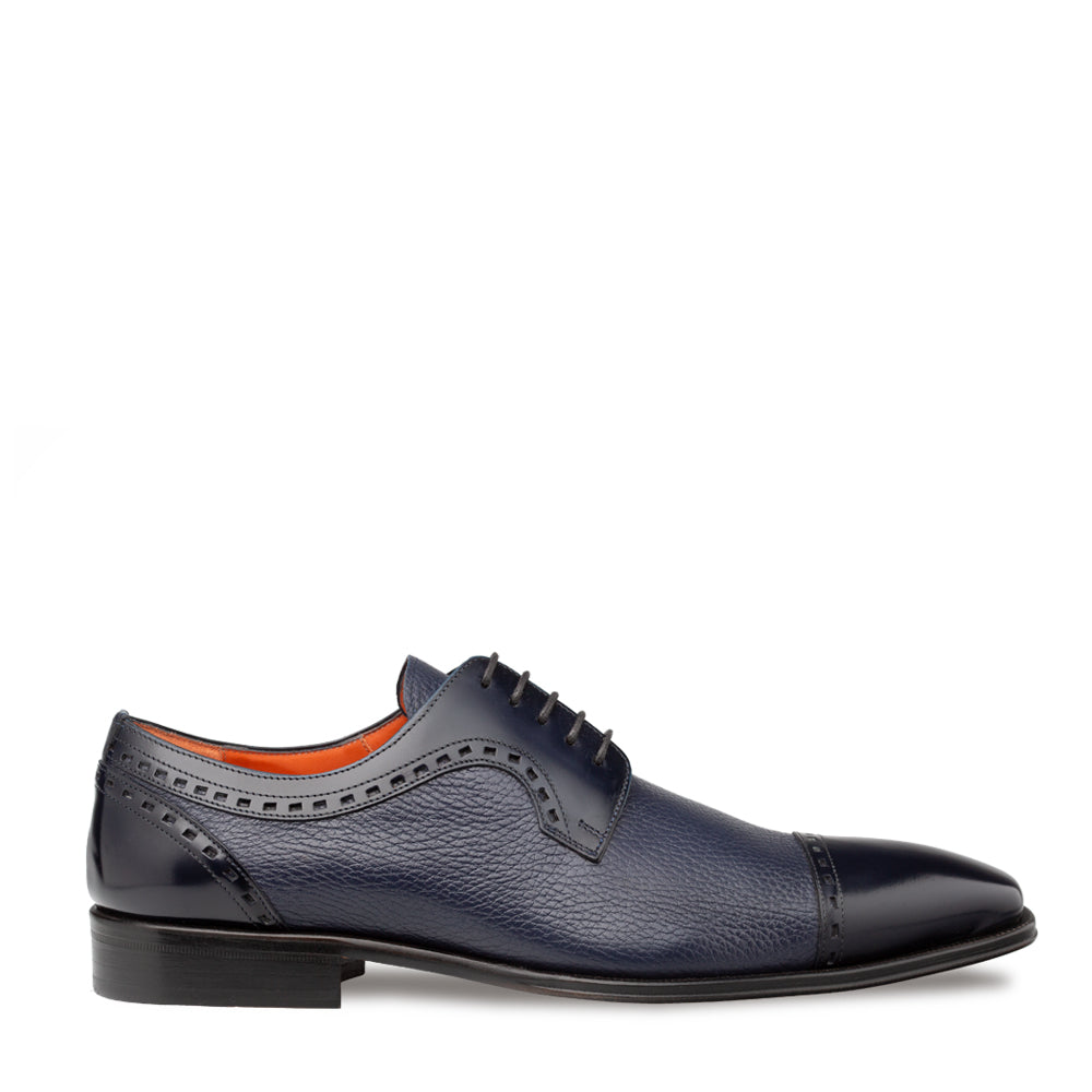 Calf/Deer Cap Toe Derby