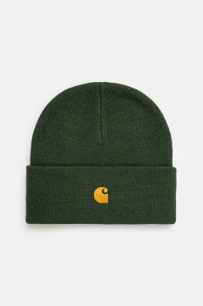 Carhartt WIP beanie Chase Beanie green color I026222.2CXXX