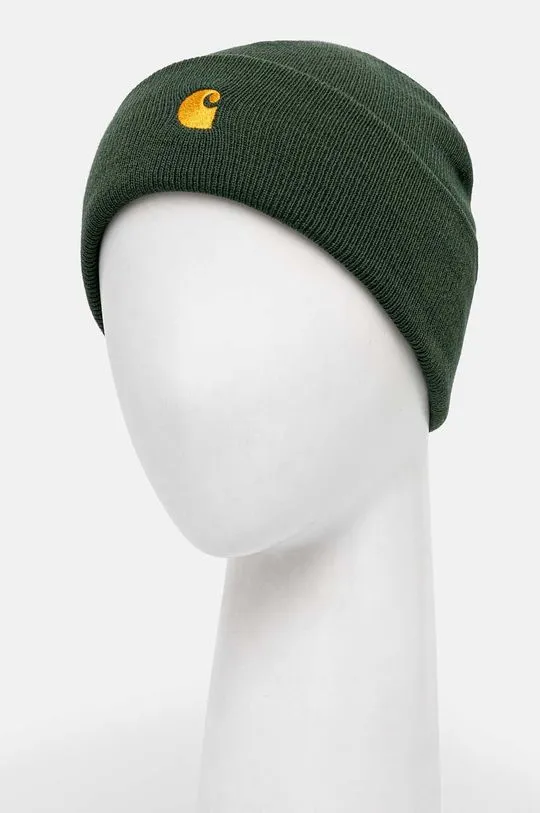 Carhartt WIP beanie Chase Beanie green color I026222.2CXXX