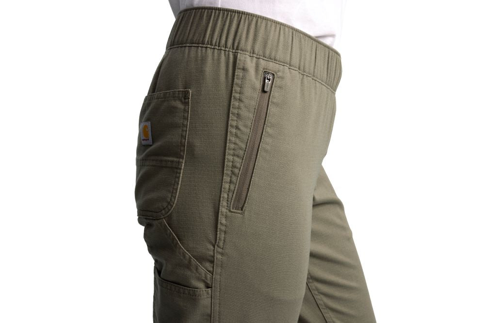 'Carhartt' Women's Force Ripstop Work Pant - Dusty Olive