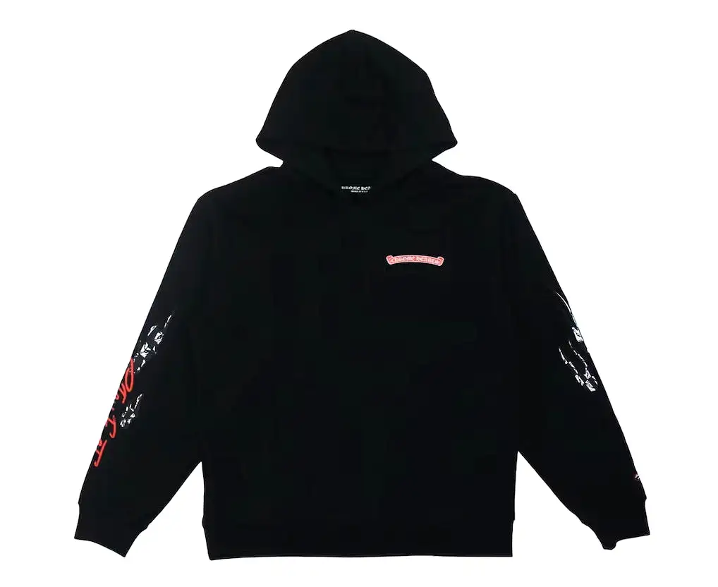 CHROME HEARTS MATTY BOY STAY FAST HOODIE BLACK