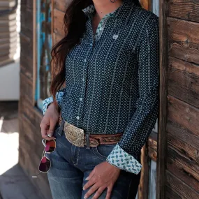 Cinch Women's Geo Print Shirt