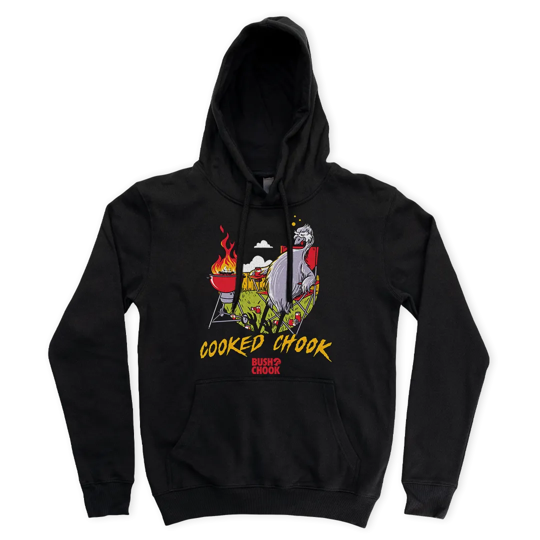 Cooked Chook Hoodie Black