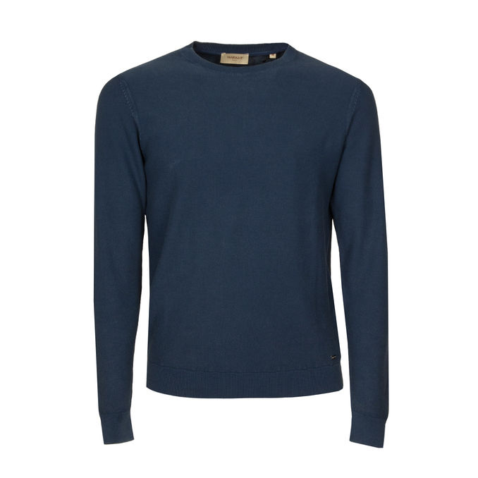 COTTON KNIT Man Blue