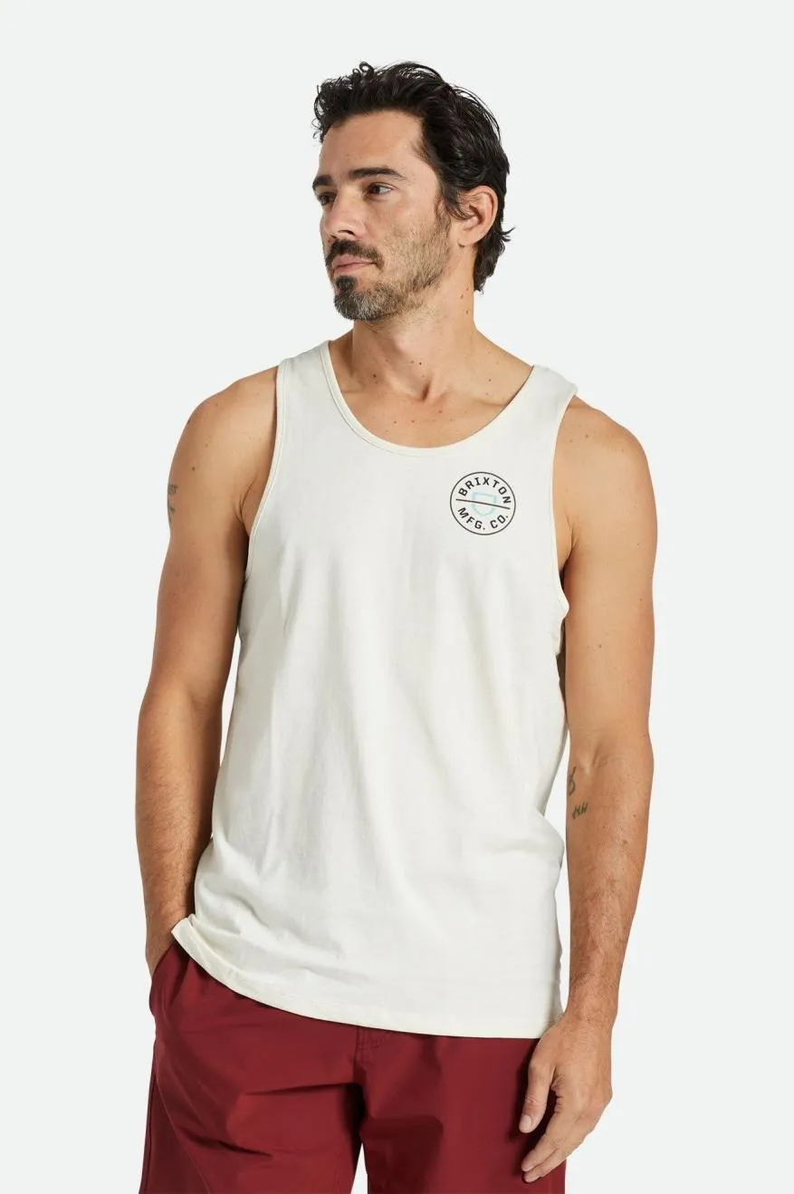 Crest Tank Top - Whitecap