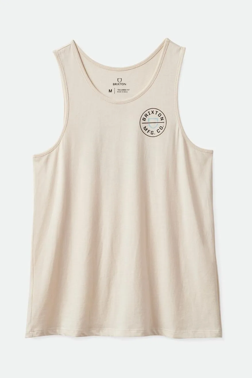 Crest Tank Top - Whitecap