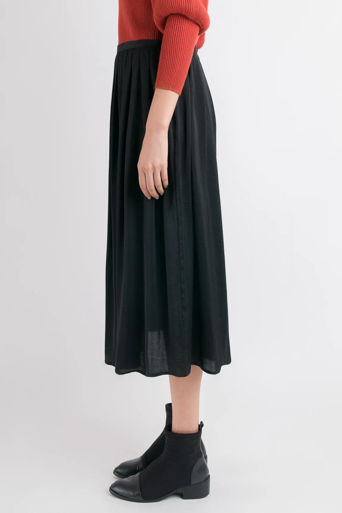 Drape Skirt - Black