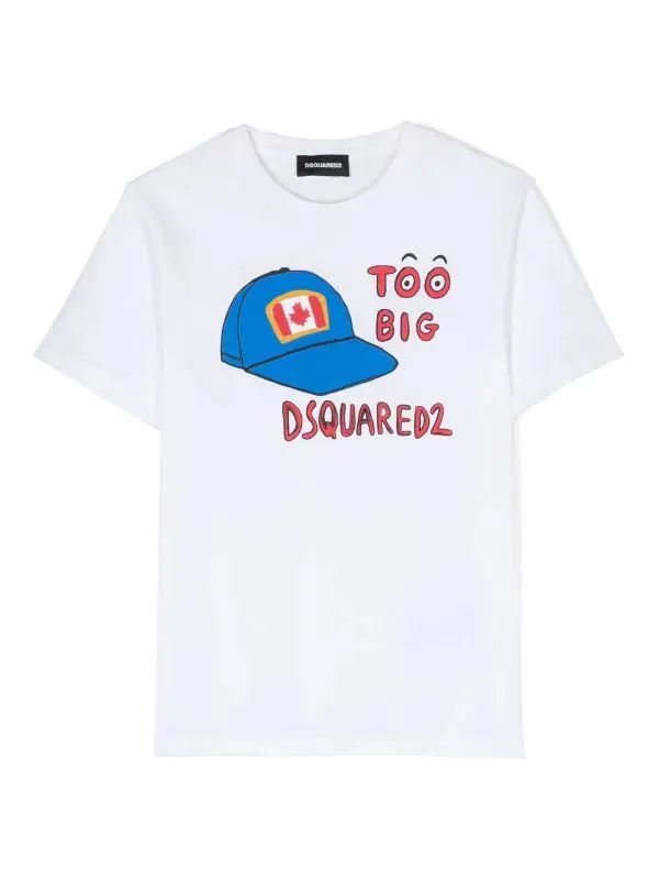 Dsquared2 T-Shirt Cap White