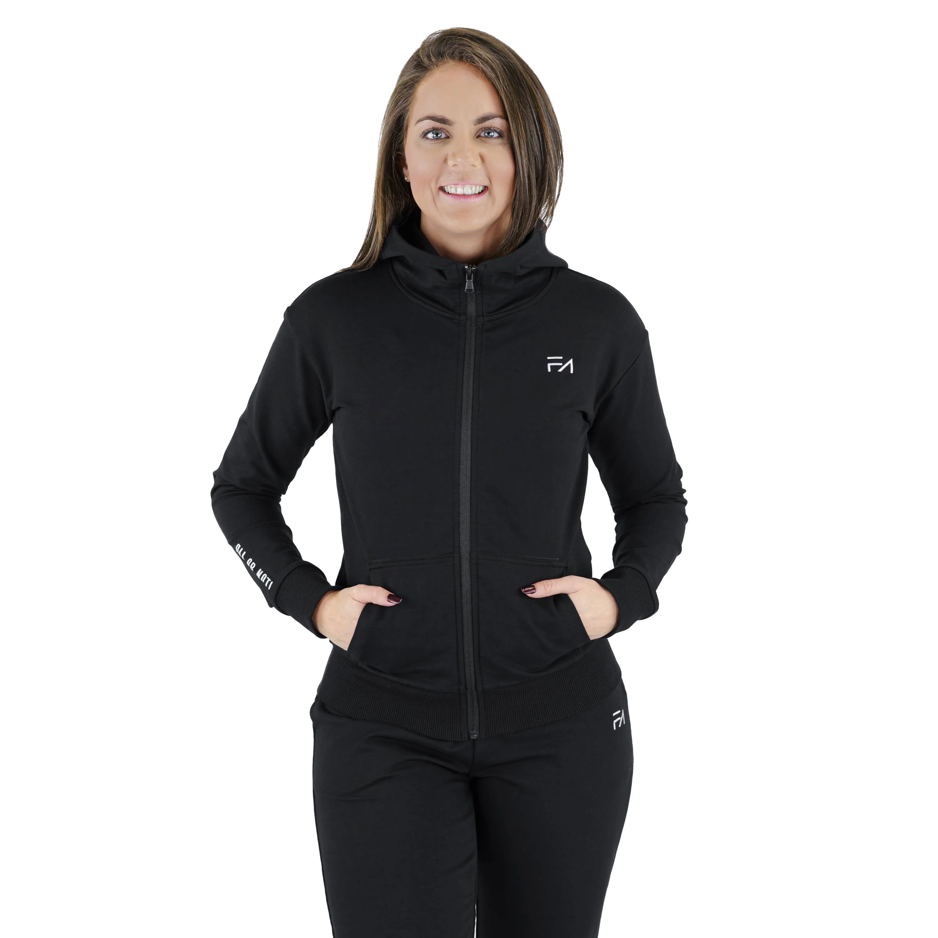 Evolution Zipup Hoodie Black