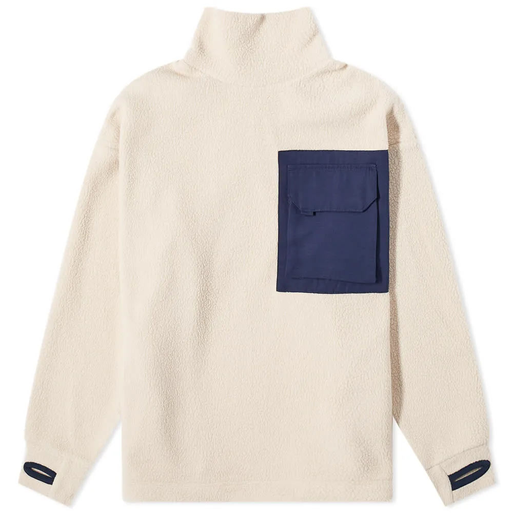 F/CE. Polartec Mock Neck FleeceIvory