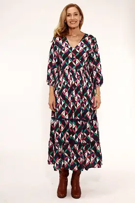 GEO MAXI DRESS