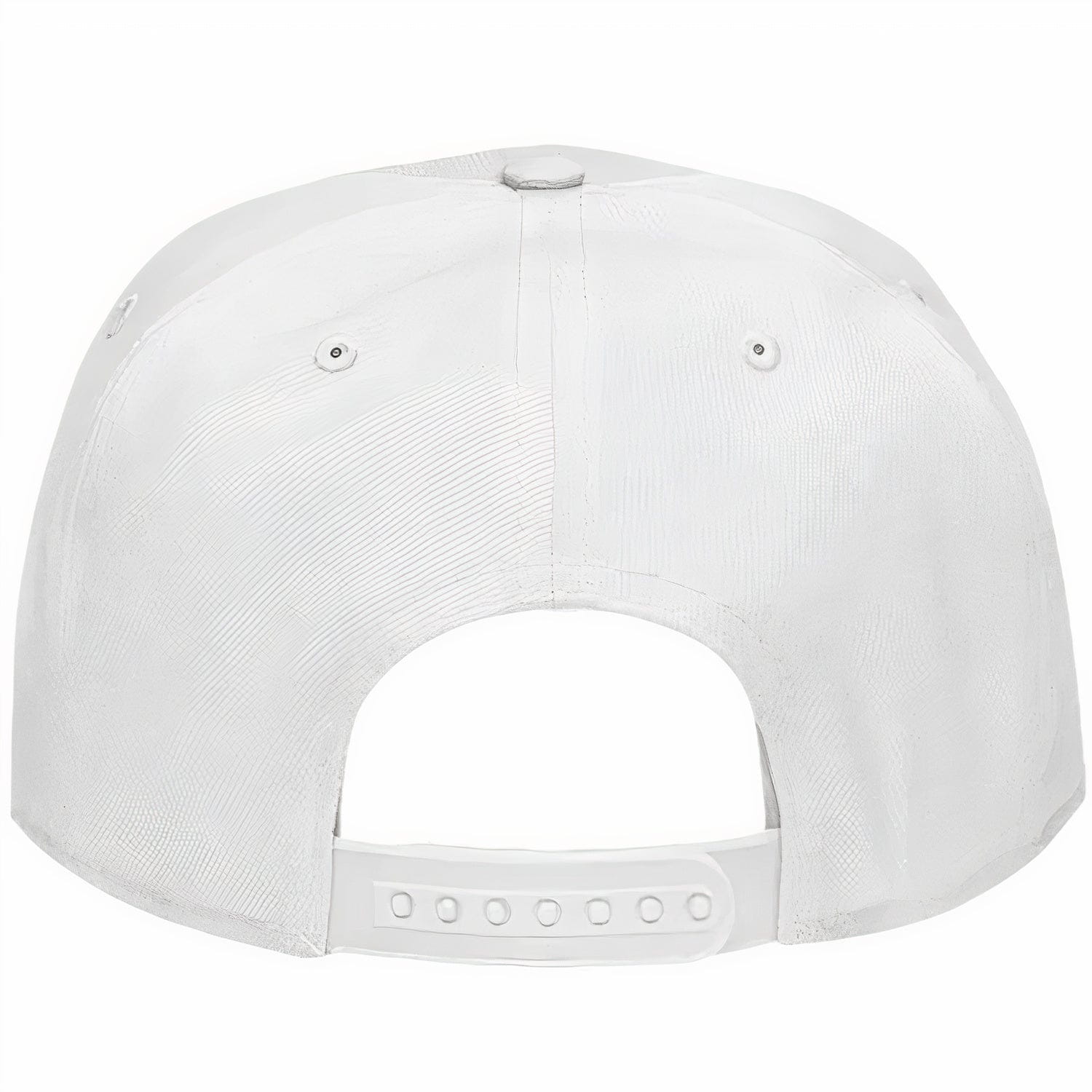 GOLD METALLIC HEART BAWS : White Snapback Hat