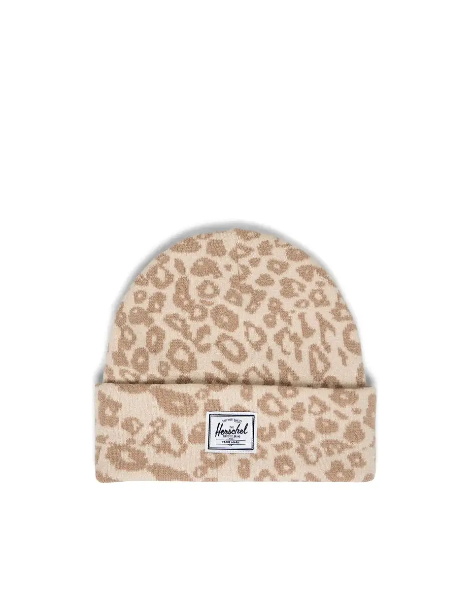 Gorro Herschel Elmer Cheetah Whitecap Gray/Light Taupe