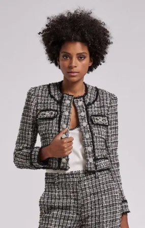 H23374-1bw Generation Love Zio Tweed Jacket