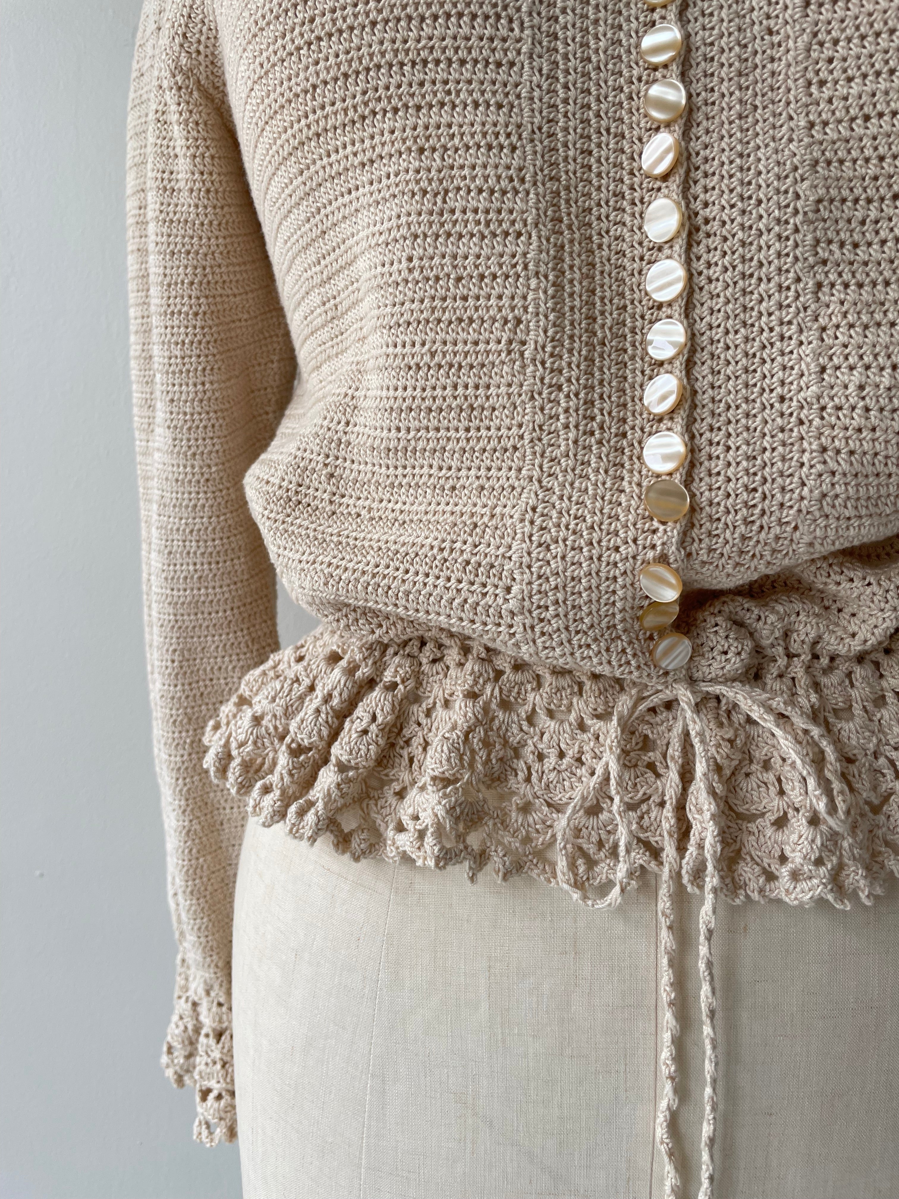 Handcrochet Sweater | 1930s