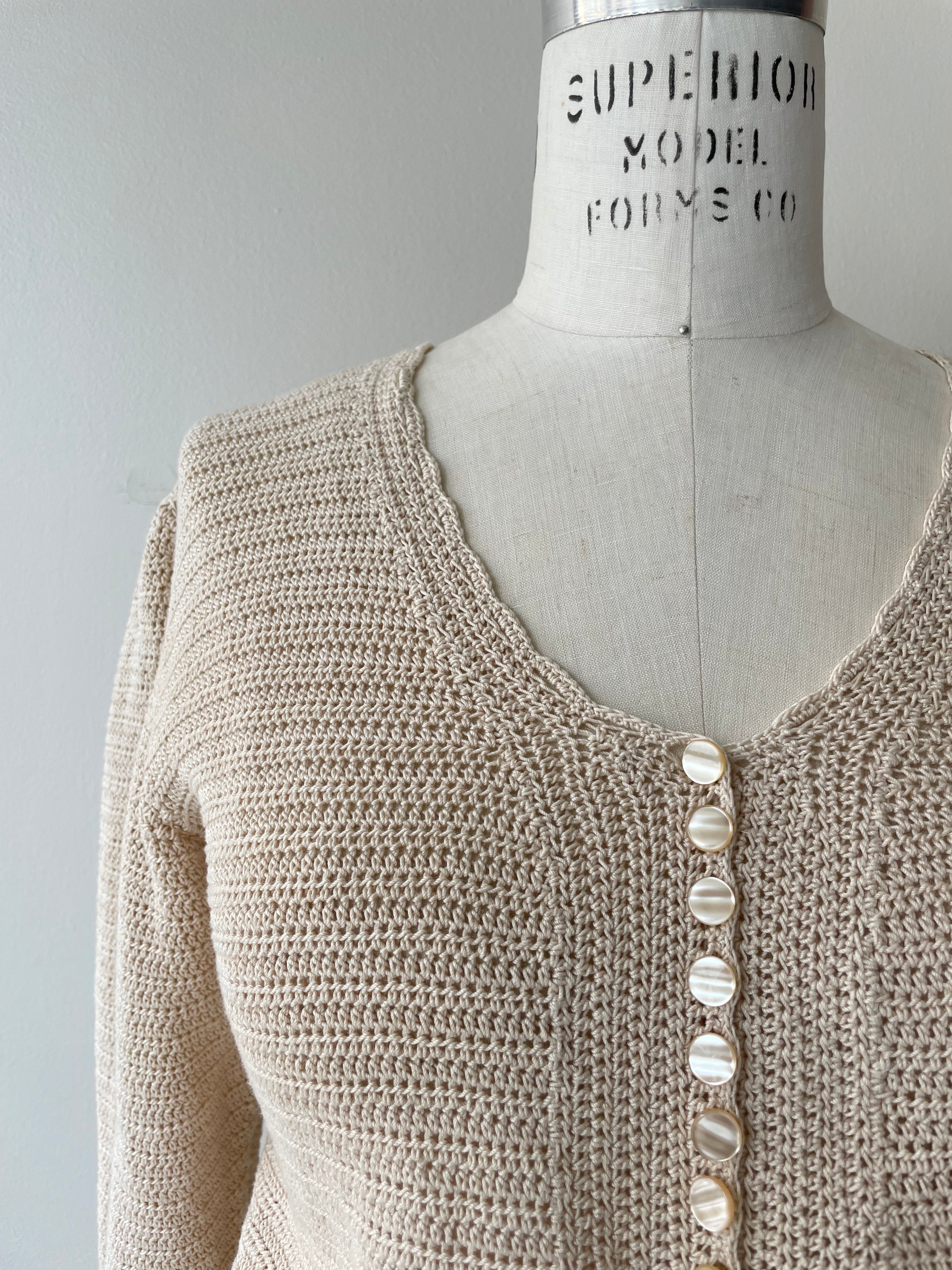 Handcrochet Sweater | 1930s