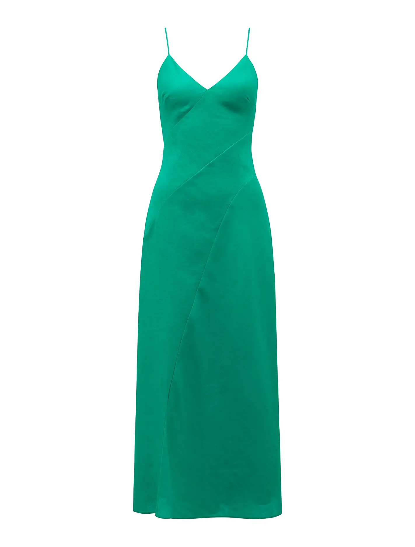 Hattie Asymmetric Seam Midi Dress