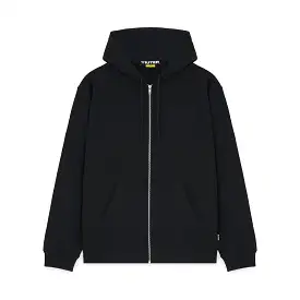 HEART LOGO ZIP HOODIE BLACK