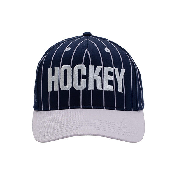 Hockey Pinstriped Hat Navy