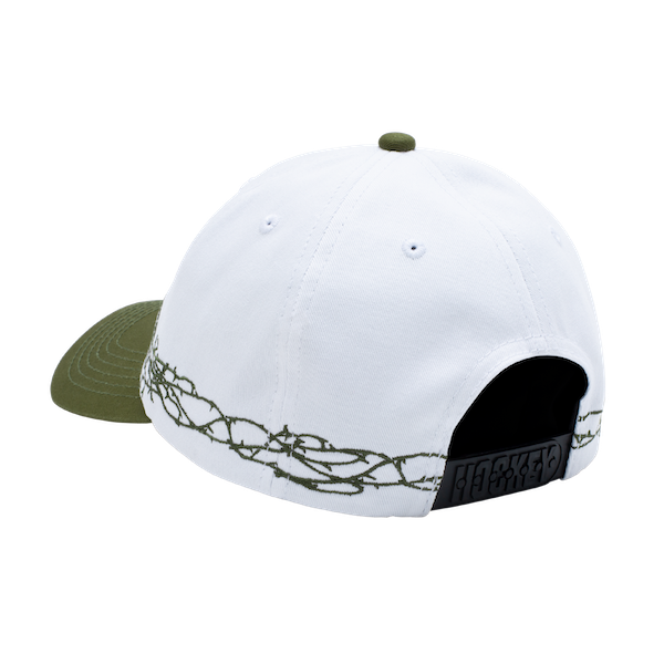 Hockey Thorns Hat - White/Dark Green