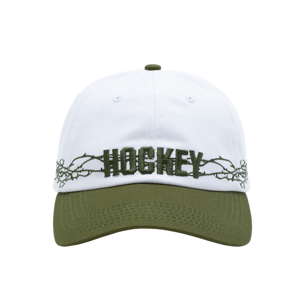 Hockey Thorns Hat - White/Dark Green