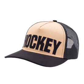 Hockey Truck Stop Hat 2 - Black/Cream