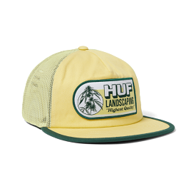 HUF Landscaping Trucker Hat - Yellow