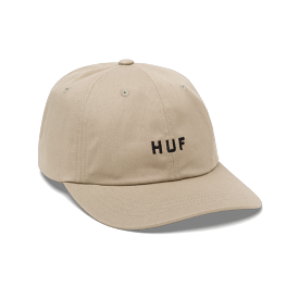 HUF Set OG Curved Visor 6-Panel Hat - Oatmeal