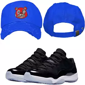 Jordan 11 Low Space Jam 11s Dad Hat to Match - RED MONEY TALKS BAWS