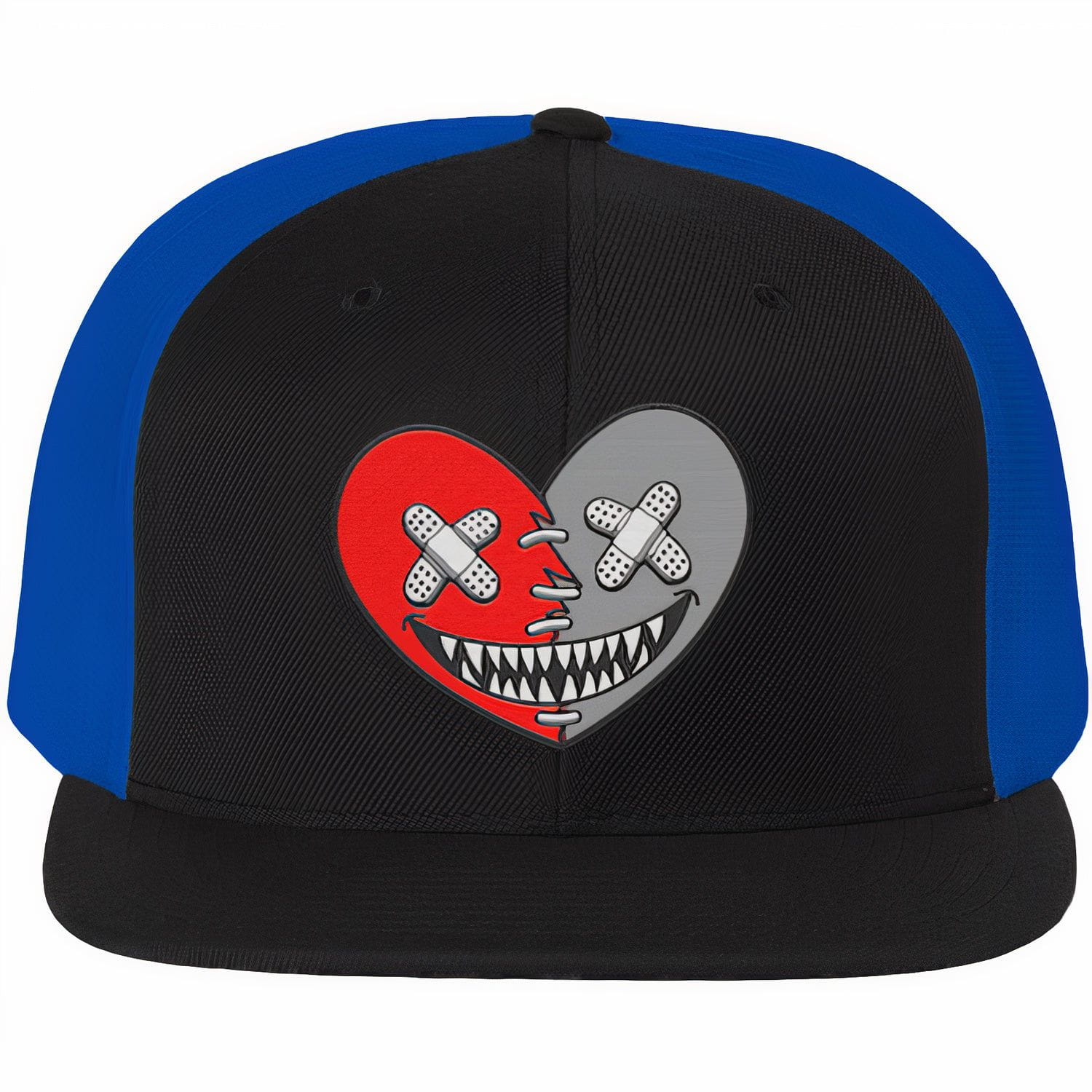 Jordan 11 Low Space Jam 11s Flat Brim Trucker Snapback Hat to Match - RED HEART BAWS