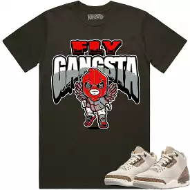 Jordan 3 Palomino 3s Shirt to Match - RED FLY GANGSTA