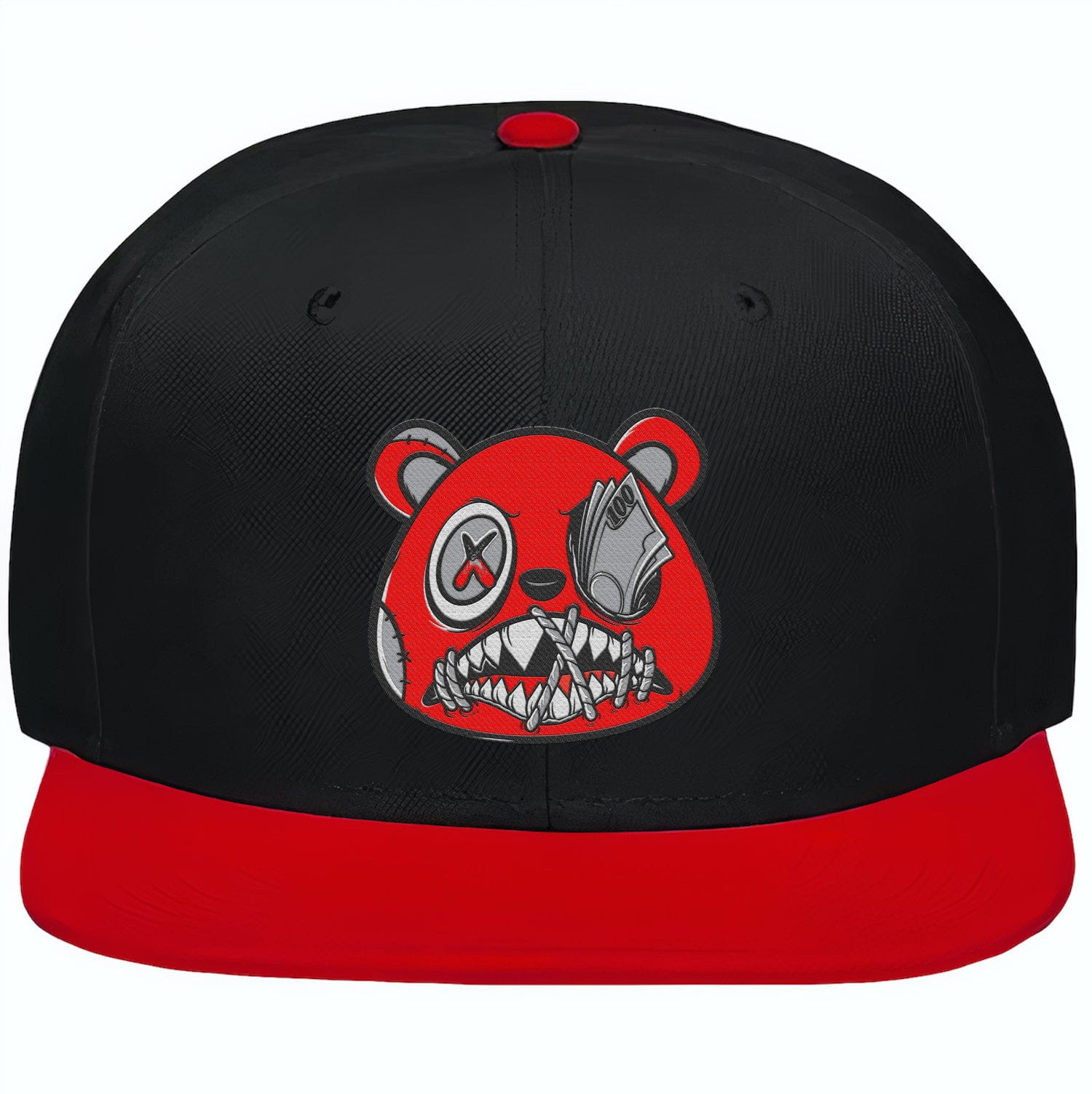 Jordan 4 Bred Reimagined 4s Snapback Hat to Match - RED MONEY TALKS BAWS