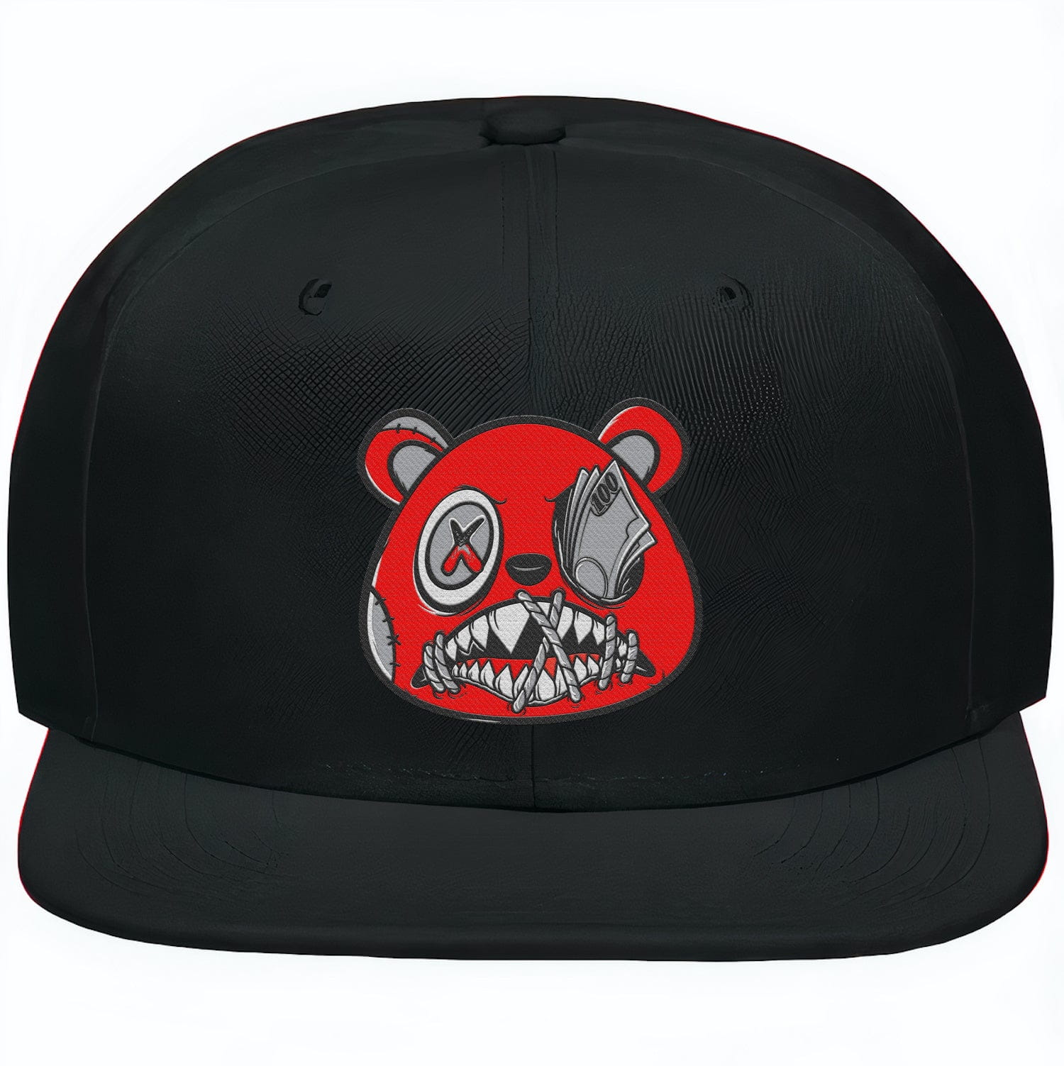 Jordan 4 Bred Reimagined 4s Snapback Hat to Match - RED MONEY TALKS BAWS