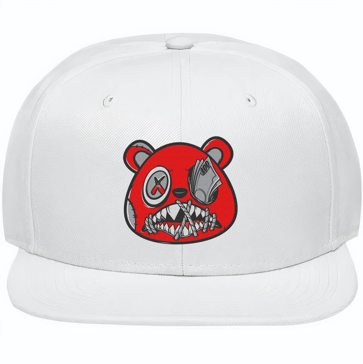 Jordan 4 Bred Reimagined 4s Snapback Hat to Match - RED MONEY TALKS BAWS