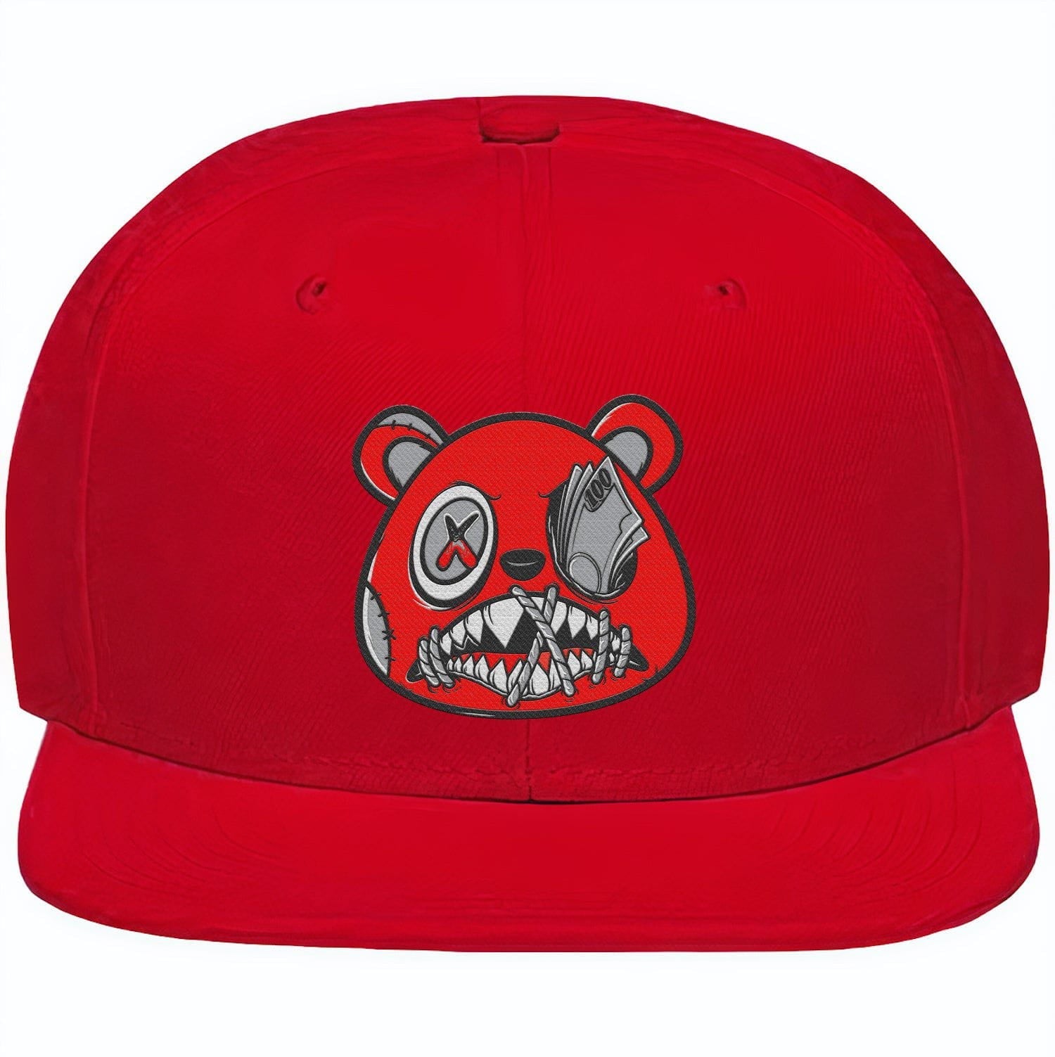 Jordan 4 Bred Reimagined 4s Snapback Hat to Match - RED MONEY TALKS BAWS